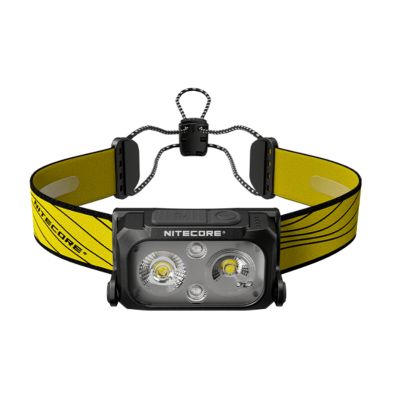 NITECORE NU25 latarka czołowa 400 lumenów USB-C lekka akumulator outdoor bieganie na orientację biwak
