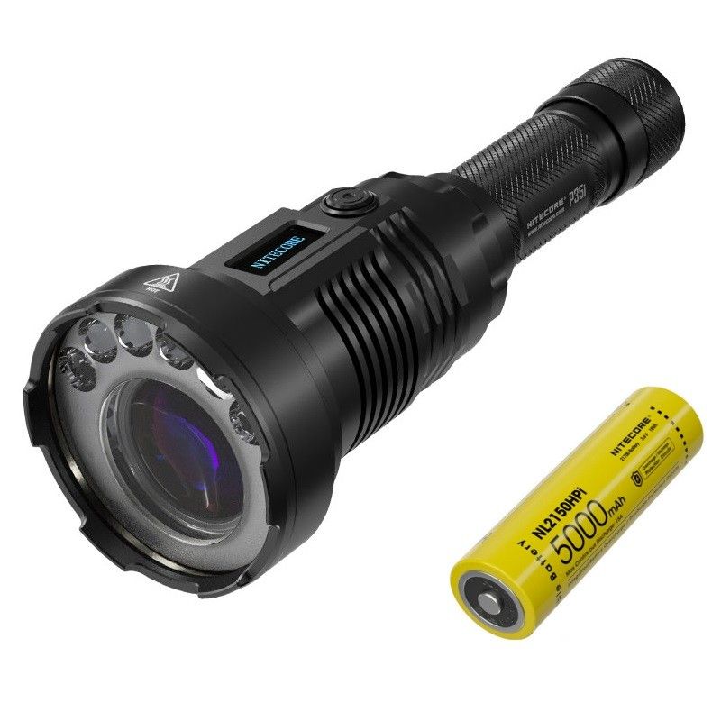 NITECORE P35i Latarka Akumulatorowa 3000 Lumenów 6x XP-G3 LED Ultra Daleki Zasięg Poszukiwania i Ratownictwo