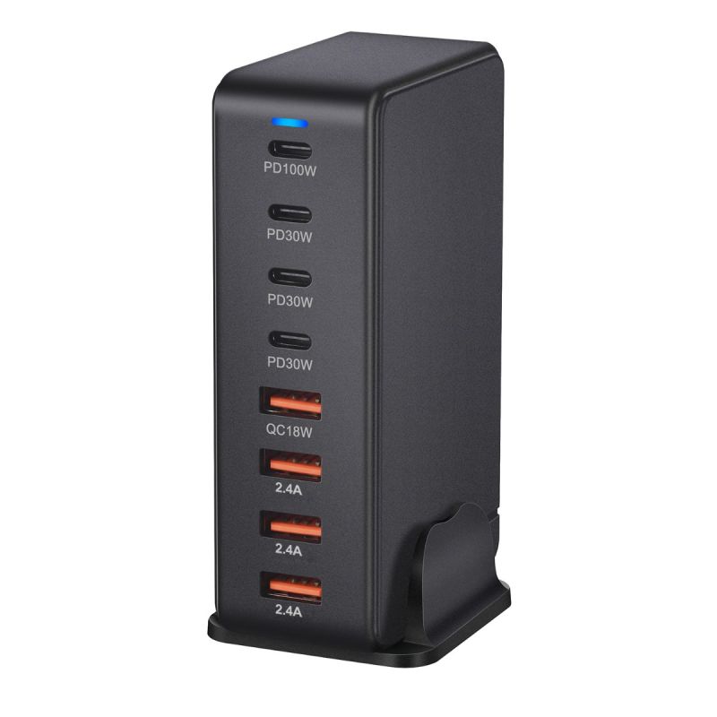 Ładowarka GaN 240W 8-portowa USB typu C PD z Szybkim Ładowaniem 30 Przenośna i Efektywna Ładowarka USB