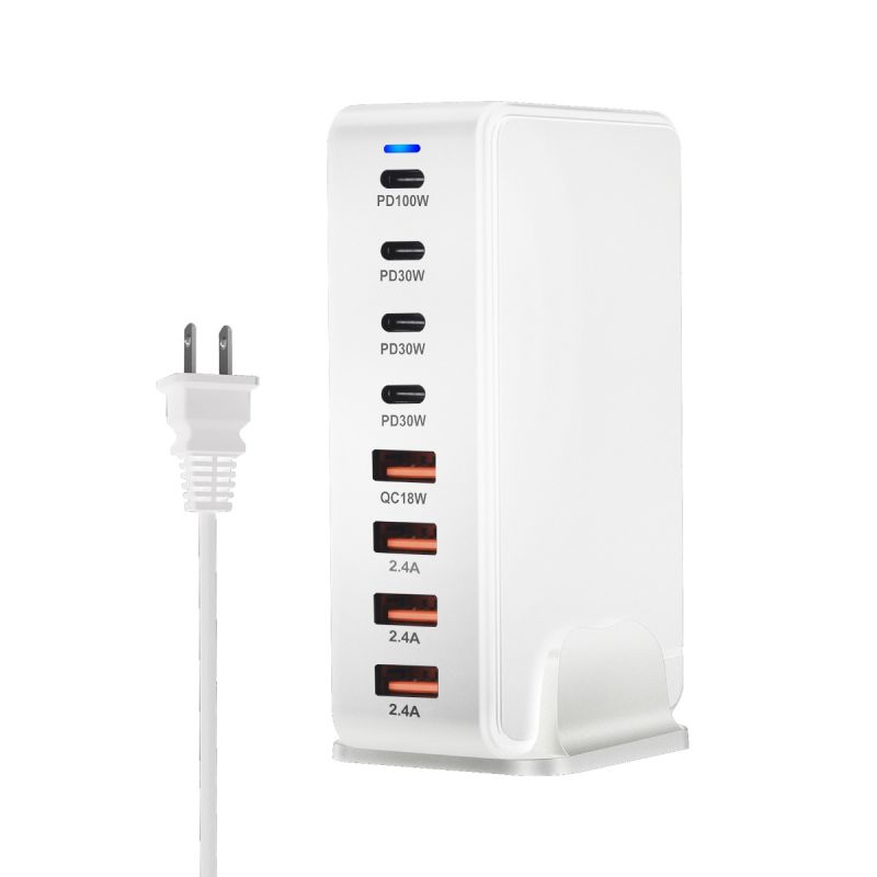 Ładowarka GaN 240W 8-portowa USB typu C PD z Szybkim Ładowaniem 30 Przenośna i Efektywna Ładowarka USB
