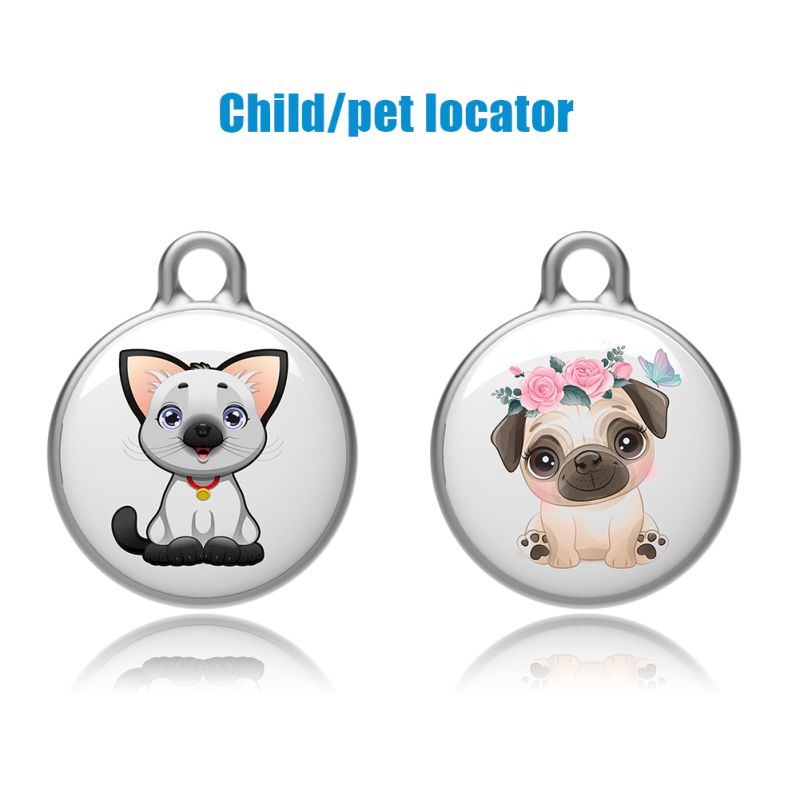 Nowoczesna GPS obroża lokalizacyjna IP65 wodoodporność dla kotów i psów precyzyjne lokalizowanie zwierząt