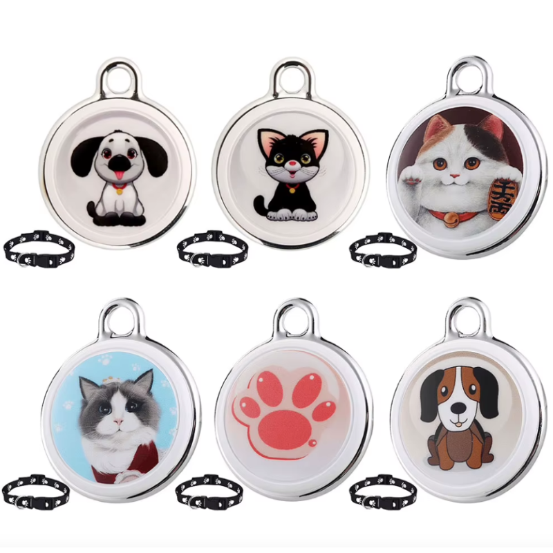 Lokalizator dla psów Airtag Obroża GPS w czasie rzeczywistym Śledzenie Bluetooth Bezpieczeństwo zwierząt