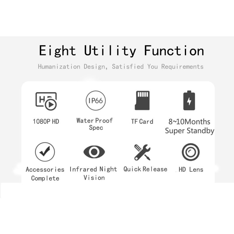 Kamera myśliwska PR1000 HD 36MP z noktowizorem na podczerwień wodoodporna IP66 do monitorowania zwierząt