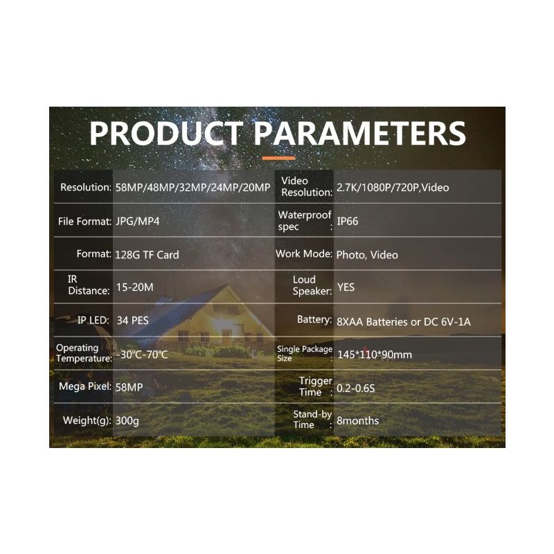 Kamera Obserwacyjna PR700 do Obserwacji Dzikiej Przyrody Szybki Czas Wyzwalania Nocna Wizja Aktywność Zwierząt