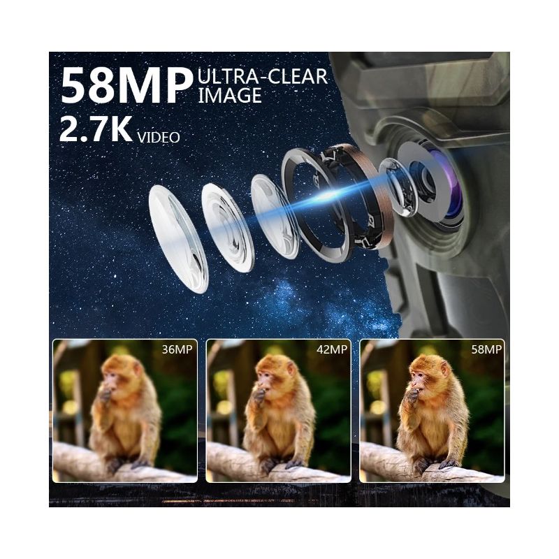 Kamera Obserwacyjna PR700 do Obserwacji Dzikiej Przyrody Szybki Czas Wyzwalania Nocna Wizja Aktywność Zwierząt