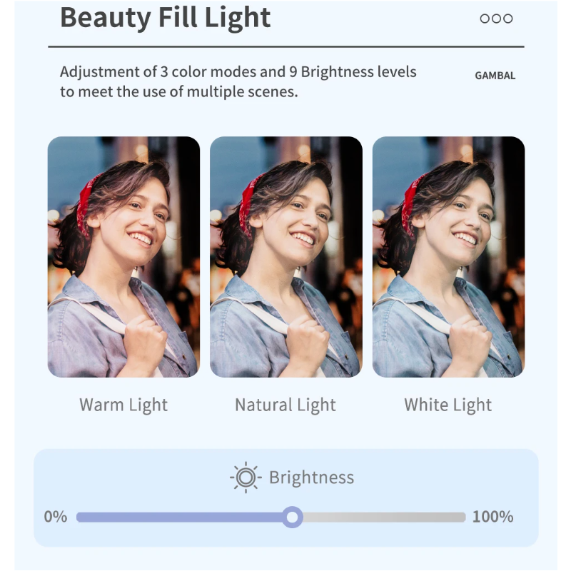 Q18 Selfie Stick Obrót 360 stopni Stabilizator Gimbala Inteligentne Śledzenie Gadżet Fotograficzny
