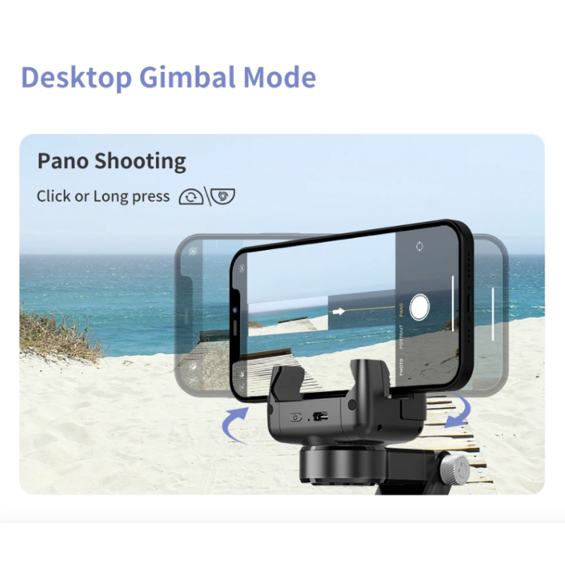 Q18 Selfie Stick Obrót 360 stopni Stabilizator Gimbala Inteligentne Śledzenie Gadżet Fotograficzny