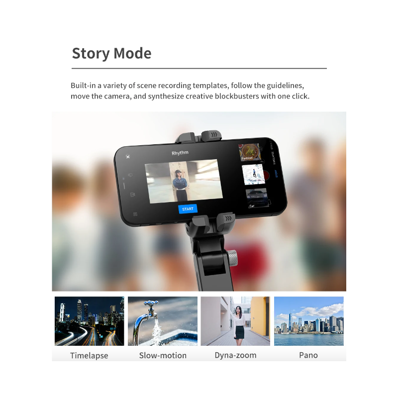 Q18 Selfie Stick Obrót 360 stopni Stabilizator Gimbala Inteligentne Śledzenie Gadżet Fotograficzny