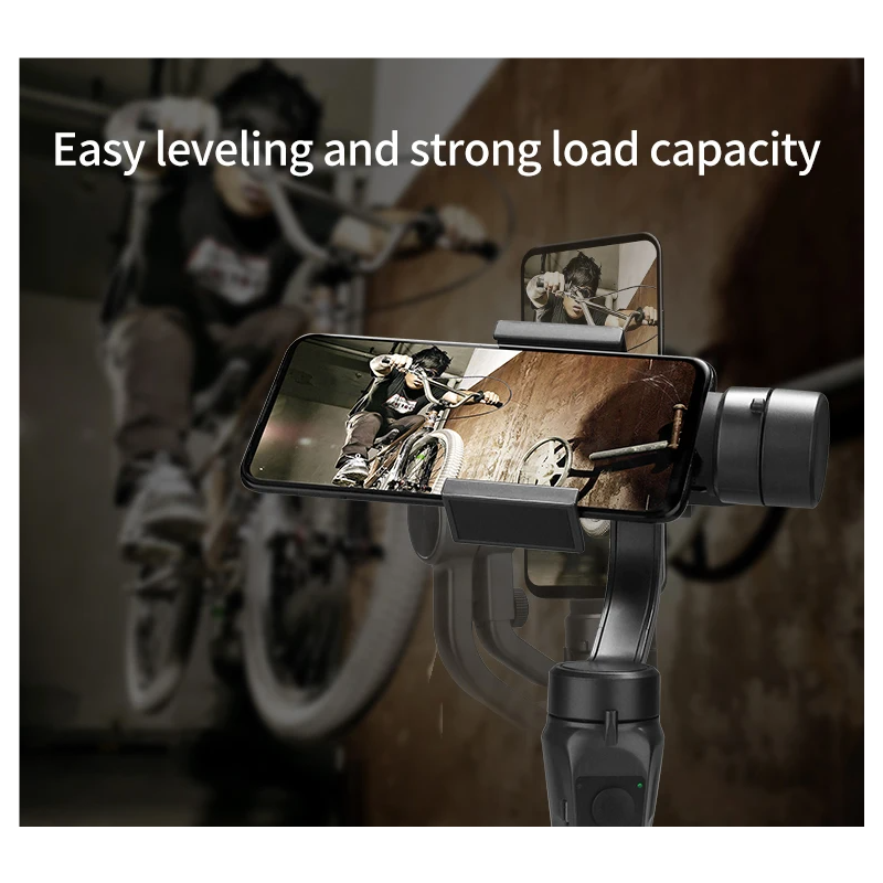 F6 3-osiowy ręczny gimbal stabilizator Telefon Anti Shake długi czas pracy tryby stabilizacji kamera akc