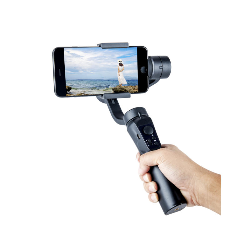 F6 3-osiowy ręczny gimbal stabilizator Telefon Anti Shake długi czas pracy tryby stabilizacji kamera akc