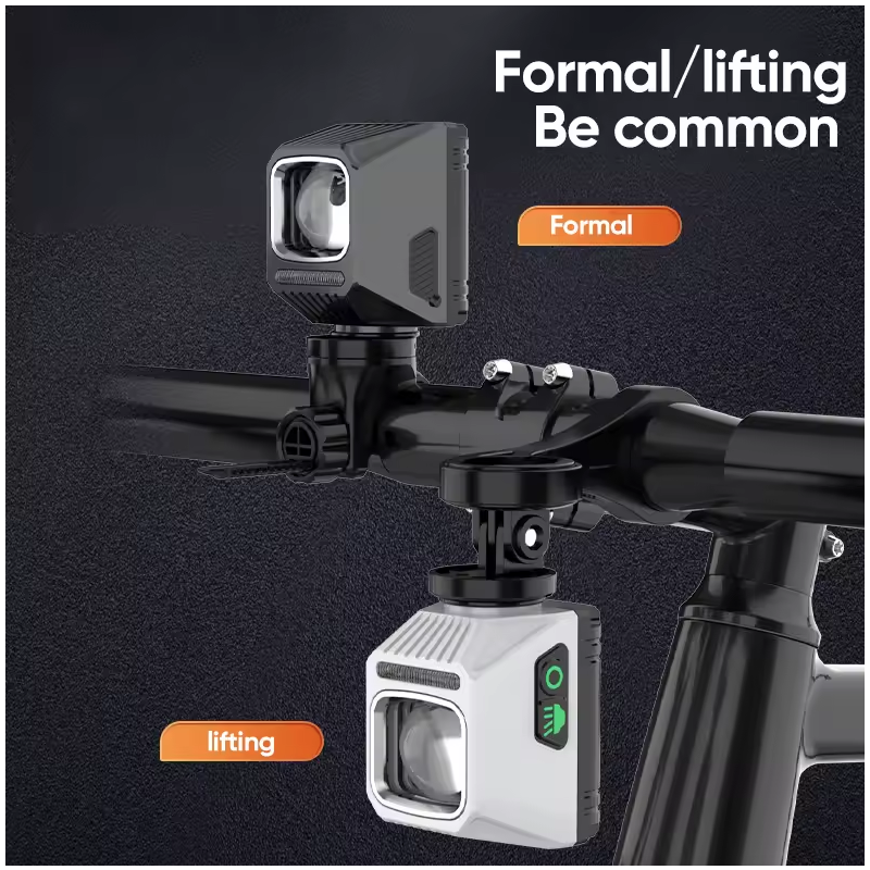 NiteBeam CL1600 lampki rowerowe latarka MTB 9 trybów ładowanie USB-C trwałe oświetlenie bezpieczeństwo nocne