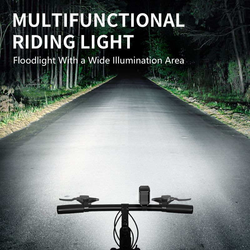 SMILING SHARK EVO1700 Wiszące Przednie Światła Rowerowe LED USB-C Ładowanie Bezpieczeństwo Rowerowe Wodoodporne