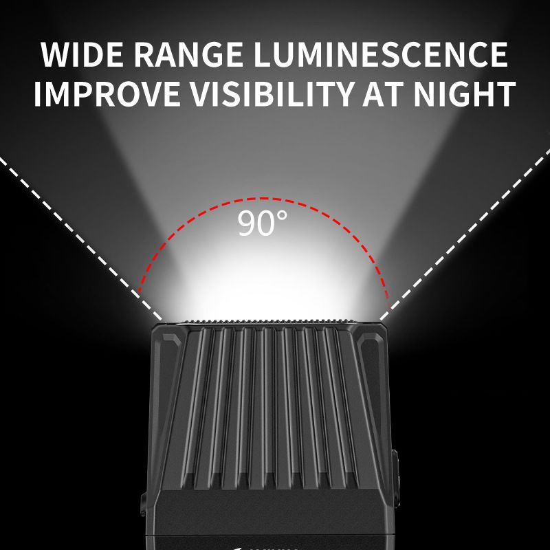 SMILING SHARK EVO1700 Wiszące Przednie Światła Rowerowe LED USB-C Ładowanie Bezpieczeństwo Rowerowe Wodoodporne