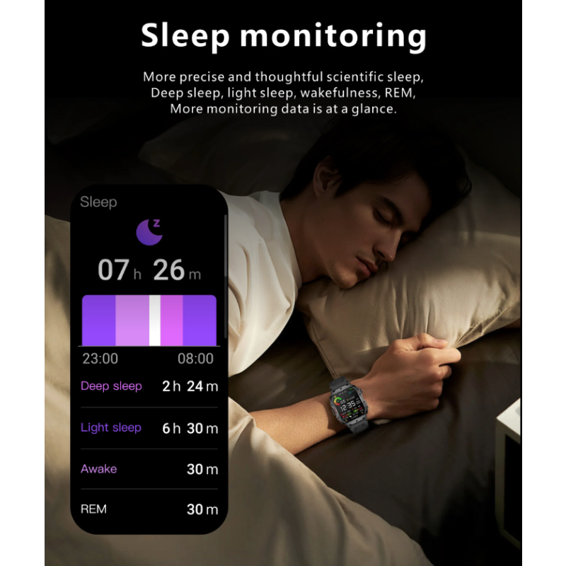 QX11 Smartwatch Męski 1,96