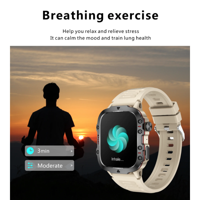 QX11 Smartwatch Męski 1,96