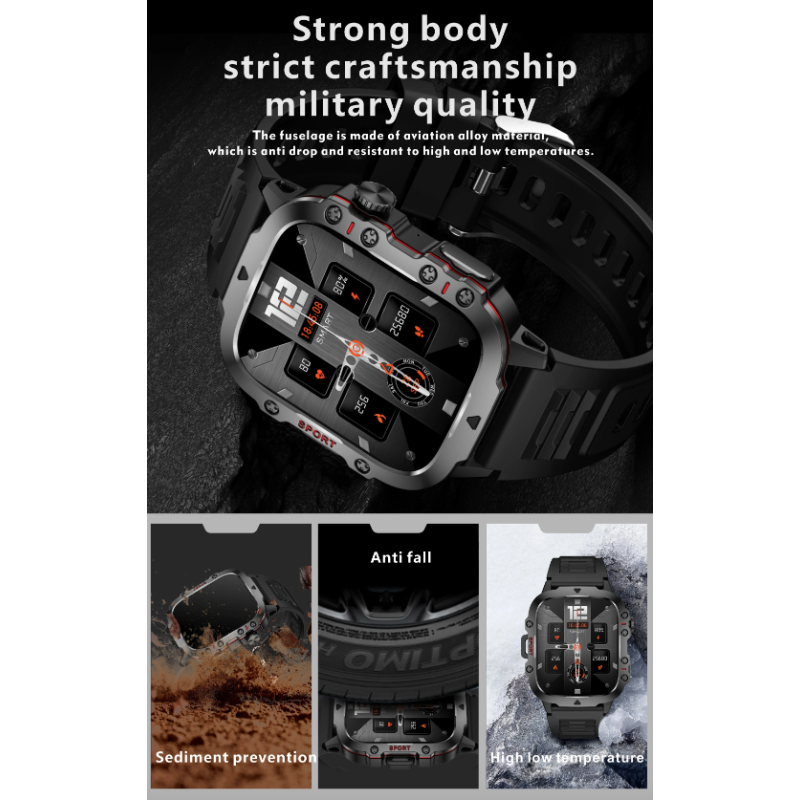 QX11 Smartwatch Męski 1,96