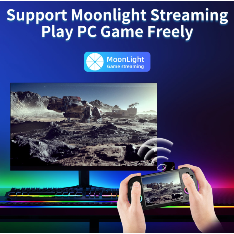 ANBERNIC RG40XX H konsola przenośna Linux, 4.0'' IPS, retro gry, emulacja, gaming