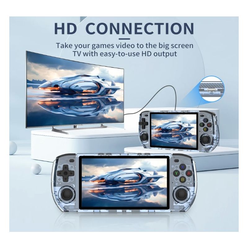 POWKIDDY RGB10 MAX3 Retro Gaming Konsola 5-calowy Ekran IPS RK3566 Procesor Open Source Gaming