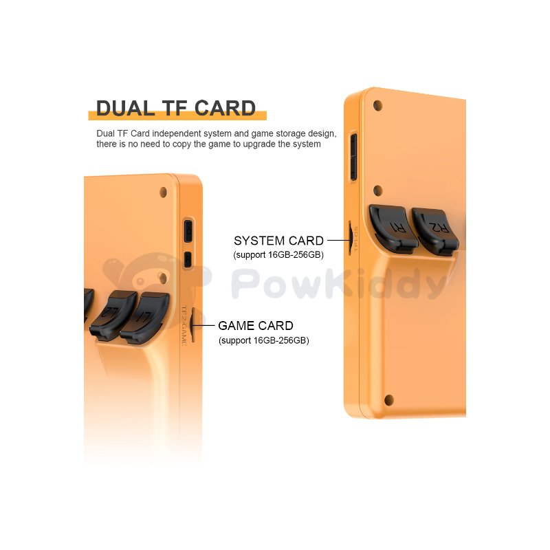 Przenośna Konsola do Gier POWKIDDY RGB20S Retro System 3.5-calowy ekran IPS dla miłośników nostalgicznych gier