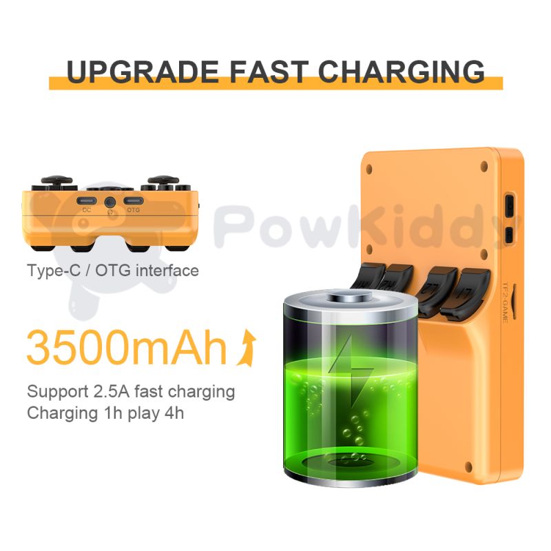 POWKIDDY RGB20S przenośna konsola do gier retro z ekranem 3,5 cala 4:3 IPS idealna dla dzieci i entuzjastów retro