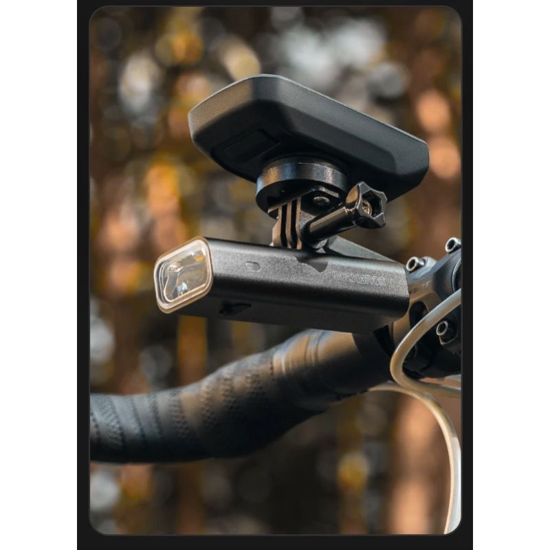 Lampka rowerowa ROCKBROS RHL-1000LUMEN oświetlenie rowerowe 1000 lumenów Type-C ładowanie reflektor LED