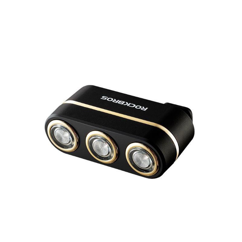 ROCKBROS Inteligentne Światło Tylne Rowerowe IP64, USB-C, czujnik hamowania, nocna jazda