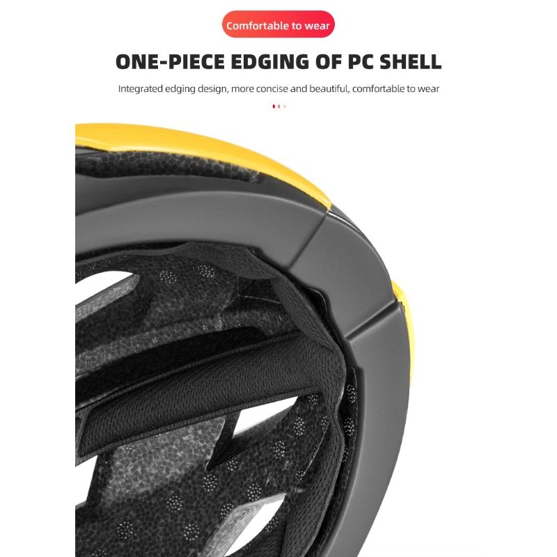 Kask Rowerowy ROCKBROS Ultralekki Kask MTB Odporny na Wstrząsy z Wentylacją dla Bezpieczeństwa i Wygody