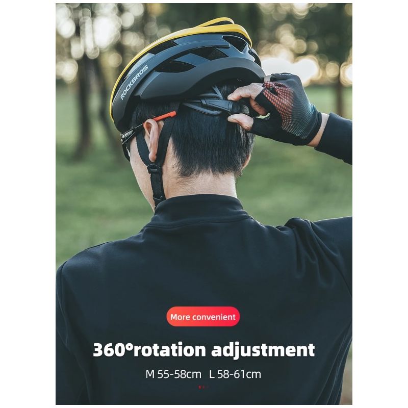 Kask Rowerowy ROCKBROS Ultralekki Kask MTB Odporny na Wstrząsy z Wentylacją dla Bezpieczeństwa i Wygody