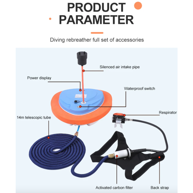Respirator Z270 Z500 Wodoodporny Akumulatorowy Sprzęt Nurkowy Eksploracja Podwodna i Bezpieczne Odkrywanie