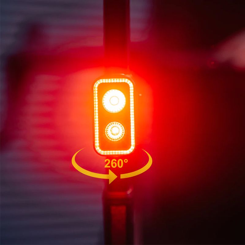 Magicshine SEEMEE300 Inteligentne światło tylne wielokierunkowe IPX6 300 lumenów widoczność i bezpieczeństwo 360°