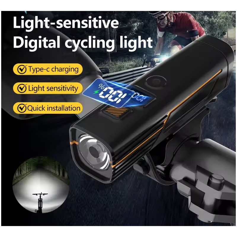 B9 Lampa Rowerowa Przednia USB-C | Oświetlenie Rowerowe | MTB/Szosa, Bezpieczeństwo