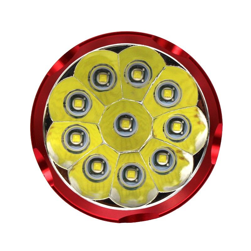 Profesjonalna latarka LED Sky Ray S110 10T6 U2 10000 lumenów wodoodporna outdoor samoobrona 6061T aluminium