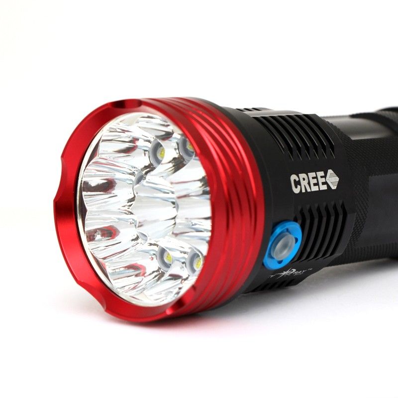 Profesjonalna latarka LED Sky Ray S110 10T6 U2 10000 lumenów wodoodporna outdoor samoobrona 6061T aluminium