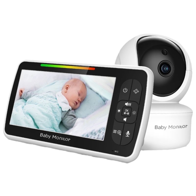 Niania elektroniczna SM650 długotrwała bateria HD 720P dwukierunkowe audio bezpieczeństwo dziecka monitorowanie