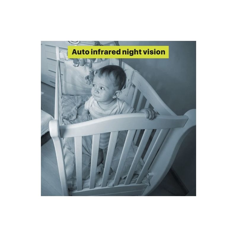 Niania elektroniczna SM650 długotrwała bateria HD 720P dwukierunkowe audio bezpieczeństwo dziecka monitorowanie