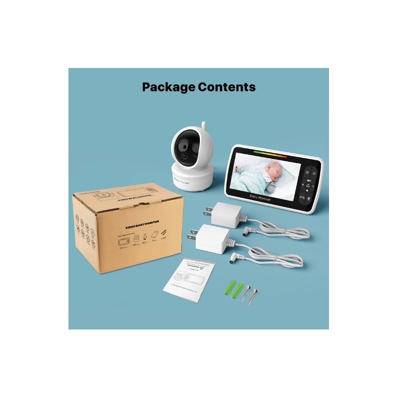 Niania elektroniczna SM650 długotrwała bateria HD 720P dwukierunkowe audio bezpieczeństwo dziecka monitorowanie