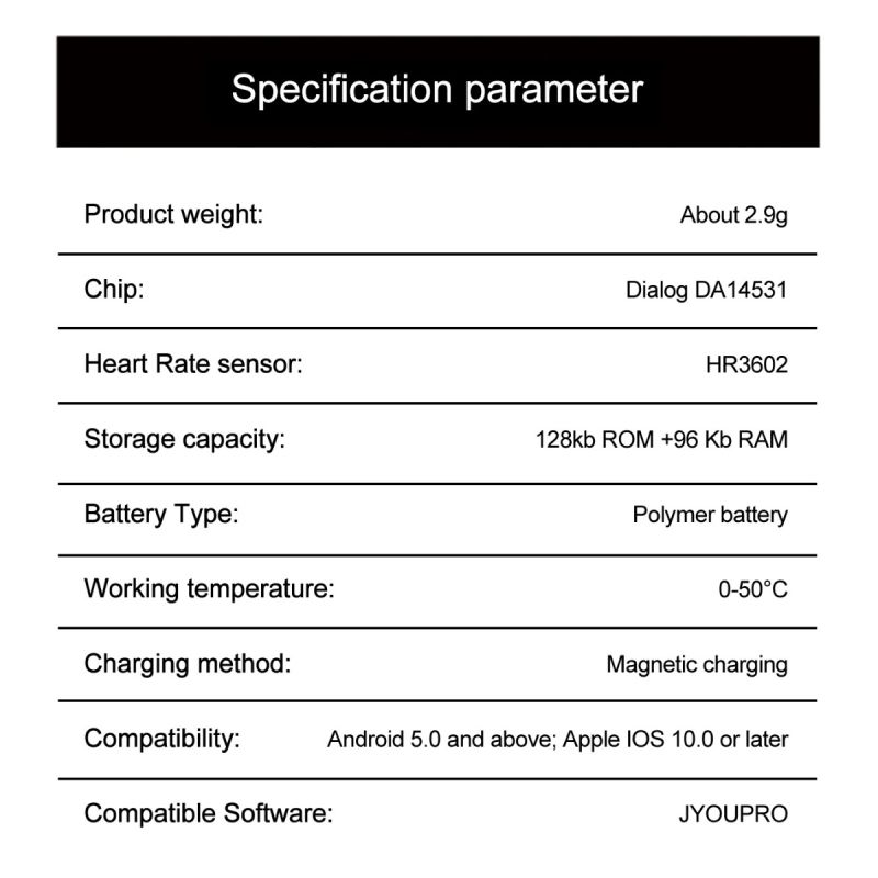 Wielofunkcyjny Inteligentny Pierścień technologia noszona tracker fitness monitorowanie zdrowia i analiza snu