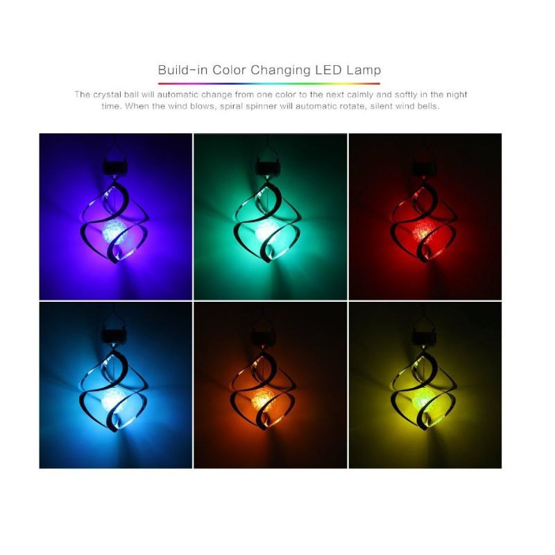 Światła Słoneczne Dekoracje Zewnętrzne na Podwórku Kolorowe Wiszące LED Oświetlenie Ogrodowe Solarne