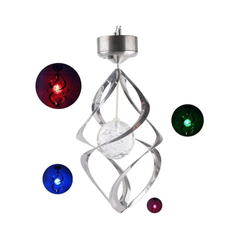 Światła Słoneczne Dekoracje Zewnętrzne na Podwórku Kolorowe Wiszące LED Oświetlenie Ogrodowe Solarne