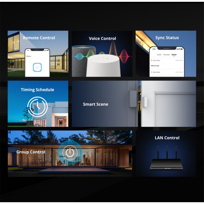 SONOFF Basic R2 moduł przełączający Wi-Fi Alexa Asystent Google DIY włącznik światła aplikacja eWeLink