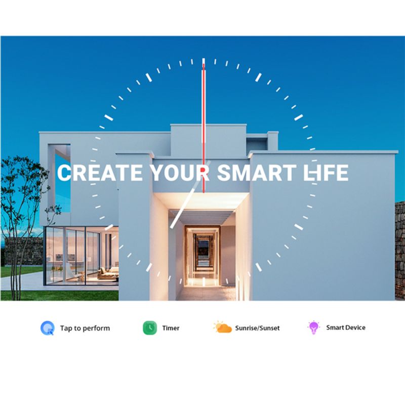 SONOFF Basic R2 moduł przełączający Wi-Fi Alexa Asystent Google DIY włącznik światła aplikacja eWeLink