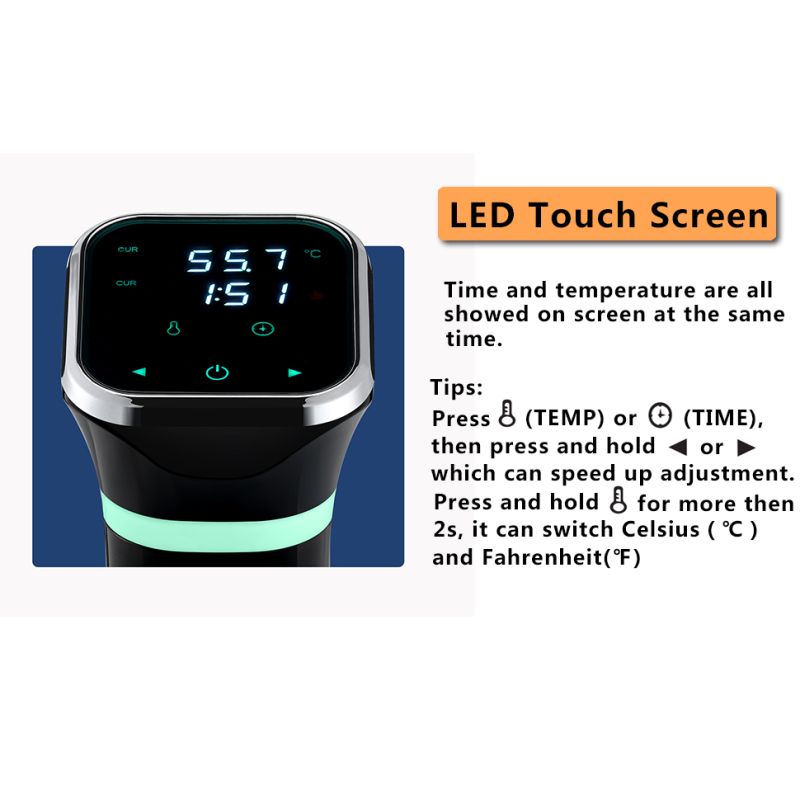 Precyzyjna Kuchenka Sous Vide Gadżet Kuchenny z Kontrolą Temperatury Idealny dla Miłośników Gotowania