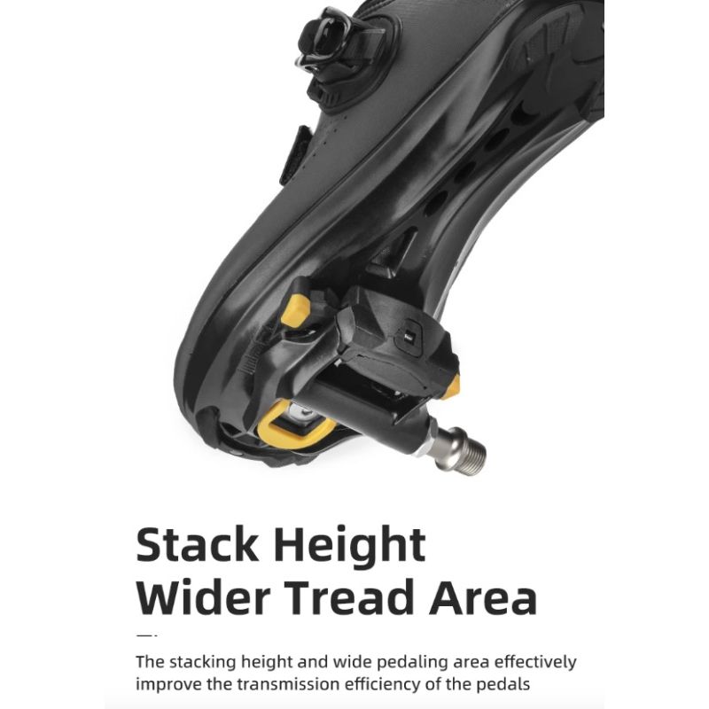 ROCKBROS SPD-SL Ultralekkie Pedały Rowerowe z Chromowo-Molibdenową Osią i Uszczelnionymi Łożyskami