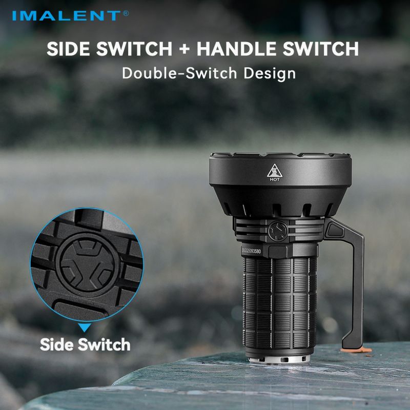 IMALENT SR16 Latarka LED 55000lm, 1715m daleki zasięg. Mocna latarka szperacz na każdą przygodę!