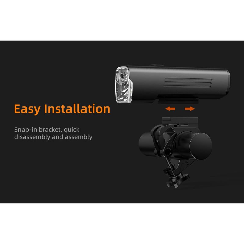 SUPERFIRE BL12 1300 lm Przednie swiatlo roweru USB Akumulator 4800 mAh LED Reflektor Lampa rowerowa Kolarstwo