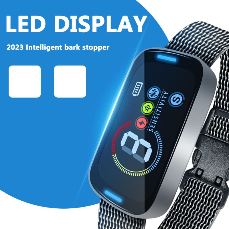 Ultradźwiękowa obroża do szkolenia psów skuteczna kontrola szczekania bezpieczne ultradźwięki dobrze dopasowana