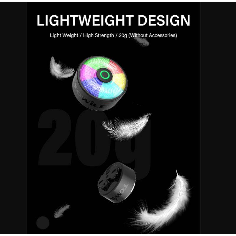 TOWILD TL03Pro akumulatorowa lampka tylna z inteligentnym czujnikiem hamulca oświetlenie rowerowe LED