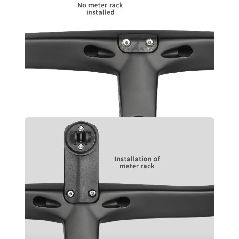 Kierownica rowerowa TOSEEK TR5500 z pełnego włókna węglowego ultralekka matowe czarne wykończenie aerodynamika