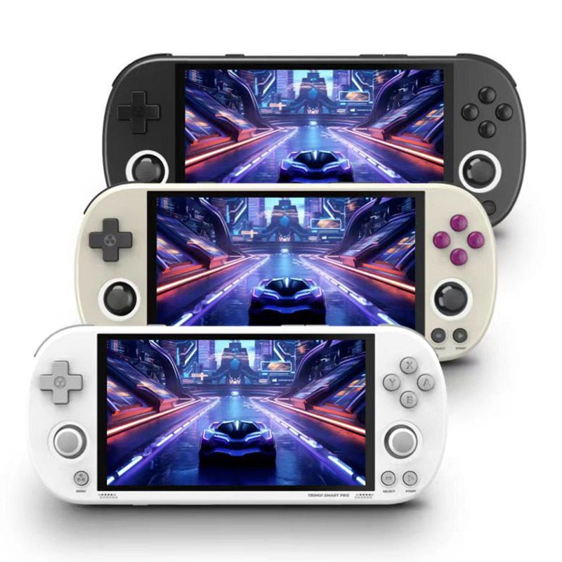 Trimui Smart Pro Vintage Przenośna Konsola Do Gier 4.96 Calowy HD IPS Ekran Długotrwała Bateria Retro Arcade