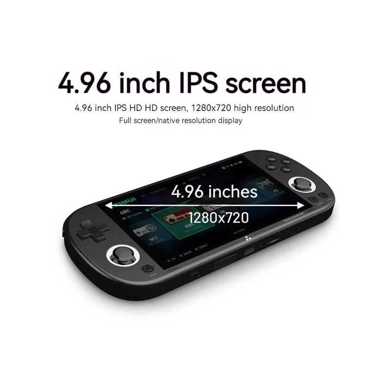 Trimui Smart Pro Vintage Przenośna Konsola Do Gier 4.96 Calowy HD IPS Ekran Długotrwała Bateria Retro Arcade